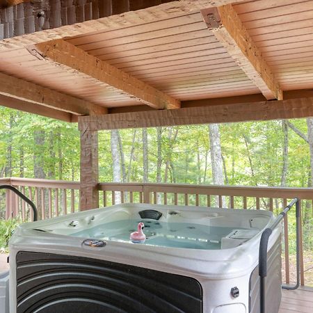 פיג'ן פורג' Dudley I By Avantstay Cosy Cabin W Hot Tub Incredible Views מראה חיצוני תמונה