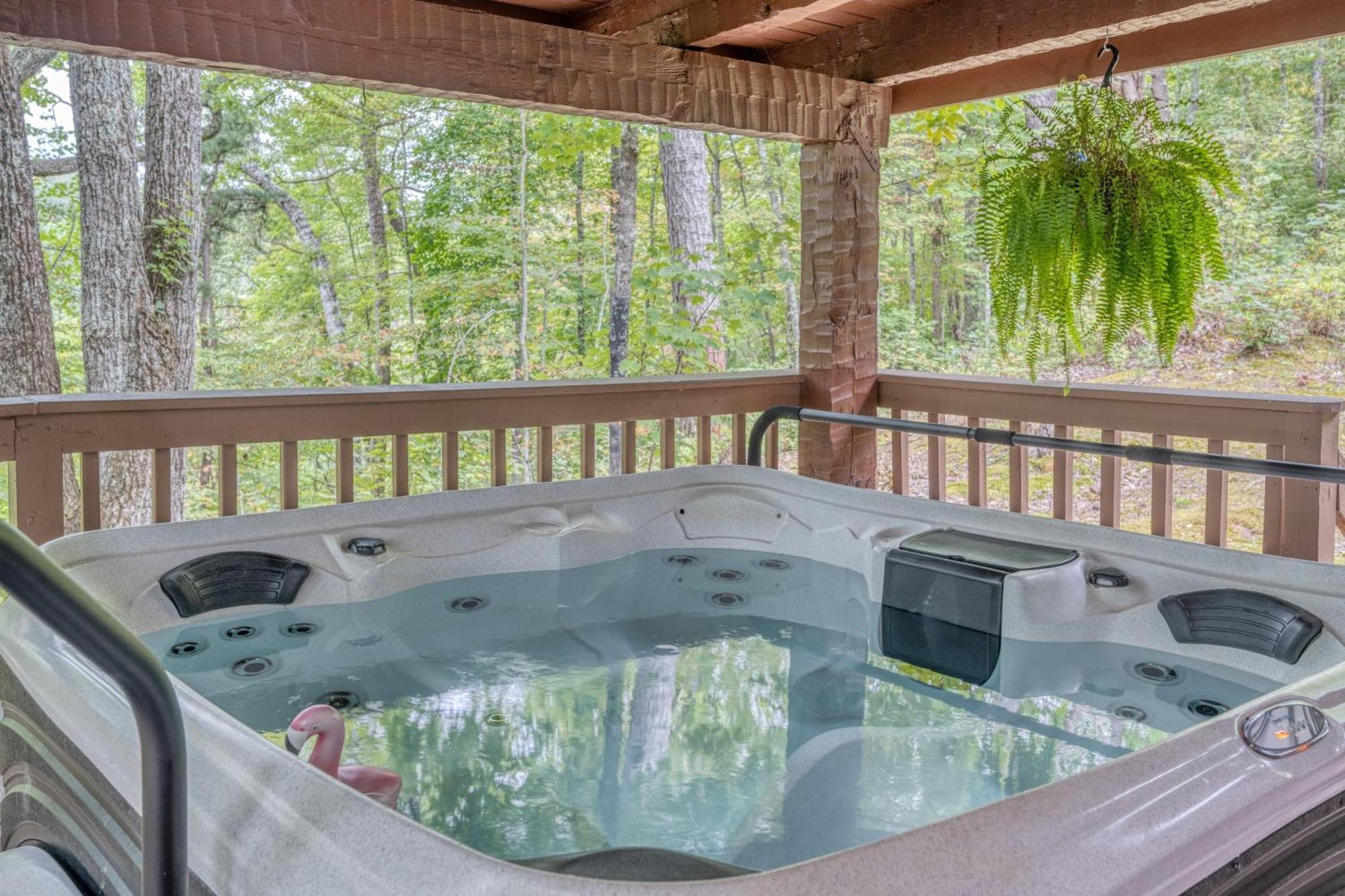 פיג'ן פורג' Dudley I By Avantstay Cosy Cabin W Hot Tub Incredible Views מראה חיצוני תמונה
